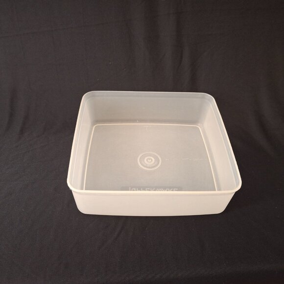 Vintage Tupperware Square Away Sandwich Keeper Sheer Without Lid - Picture 3 of 11